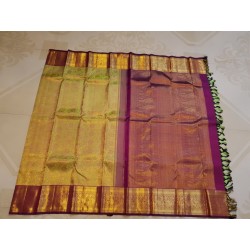 Pure Kanjivaram Silk Saree  - Green