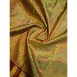 Pure Kanjivaram Silk Saree  - Green