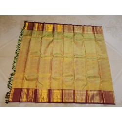 Pure Kanjivaram Silk Saree  - Green