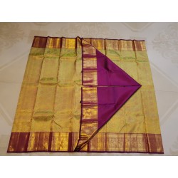 Pure Kanjivaram Silk Saree  - Green