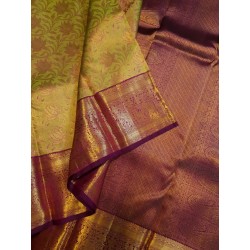 Pure Kanjivaram Silk Saree  - Green