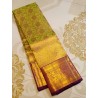 Pure Kanjivaram Silk Saree  - Green