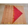 Pure Kanjivaram Silk Saree  - Sandal