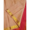 Pure Kanjivaram Silk Saree  - Sandal