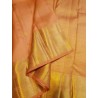 Pure Kanjivaram Silk Saree  -  Peach