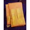 Pure Kanjivaram Silk Saree  -  Peach