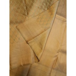 Pure Kanjivaram Silk Saree  -  Green