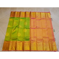 Pure Kanjivaram Silk Saree  - Green