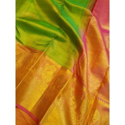 Pure Kanjivaram Silk Saree  - Green