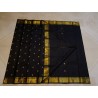 Pure Kanjivaram Silk Saree  - Black