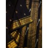 Pure Kanjivaram Silk Saree  - Black