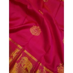 Pure Kanjivaram Silk Saree  - Pink