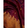 Pure Kanjivaram Silk Saree  - Maroon