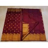 Pure Kanjivaram Silk Saree  - Maroon