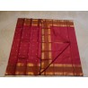 Pure Kanjivaram Silk Saree Maroon | Gold Zari Traditional Wedding Saree | Prahla Silks