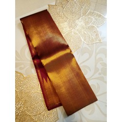 2G Pure Kanjivaram Silk Saree  - Maroon - 8kol