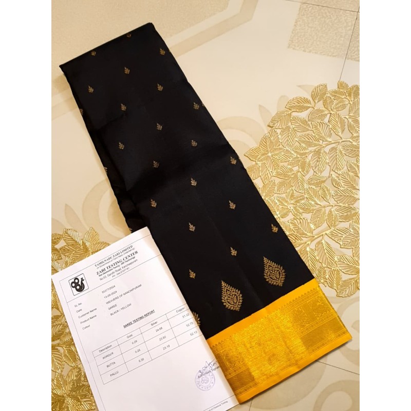 4Gram Pure Zari Kanjivaram Silk Sarees authentic by Prahla Silks
