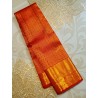 2G Pure Kanjivaram Silk Saree - chilliRed