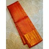 2G Pure Kanjivaram Silk Saree - chilliRed