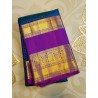 2Gram Kanjivaram Pure Silk - Blue Violet