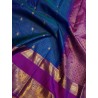 2Gram Kanjivaram Pure Silk - Blue Violet