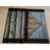 2G Pure Kanjivaram Silk Saree - Bluish Grey with Black