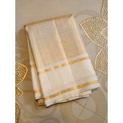 Off White Kanjivaram Silk Saree
