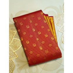 2G Pure Bridal Kanjivaram Silk Saree - Maroon
