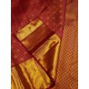 2G Pure Bridal Kanjivaram Silk Saree - Maroon