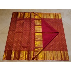 2G Pure Bridal Kanjivaram Silk Saree - Maroon