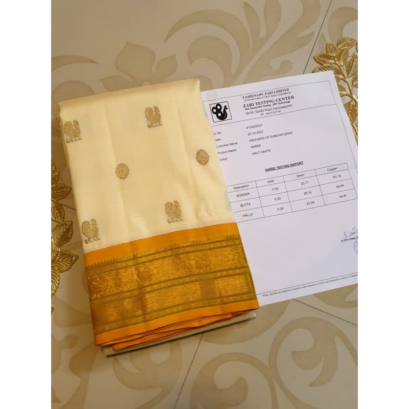 4Gram Pure Zari Kanjivaram Silk Sarees authentic by Prahla Silks