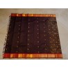 3G Korvai Pure Kanjivaram Silk Saree Brown Red Chilli Border | Bridal Wear