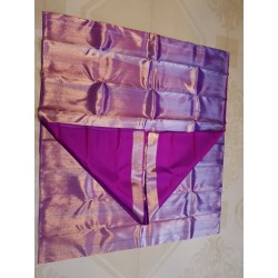 2G Pure Kanjivaram Silk Saree  - Tissue Violet