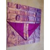 2G Pure Kanjivaram Silk Saree  - Tissue Violet
