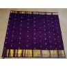 2G Pure Kanjivaram Silk - Dark Purple Gold Zari