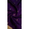 2G Pure Kanjivaram Silk - Dark Purple Gold Zari