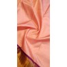2G Pure Kanjivaram Silk Sareee - Peach With Dark Purple