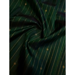 Pure Kanjivaram Silk Saree Dark Green Pink | 3 Gram Pure Zari | Prahla Silks