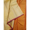 2G Pure Kanjivaram Silk Saree – Golden Vairaoosi Design | Prahla Silks