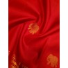 2G Pure Kanjivaram Silk Saree Dark Red with Gold Zari | Bridal Wedding Saree