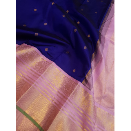 PK0260 - Pure Korvai Kanjivaram Silk Saree