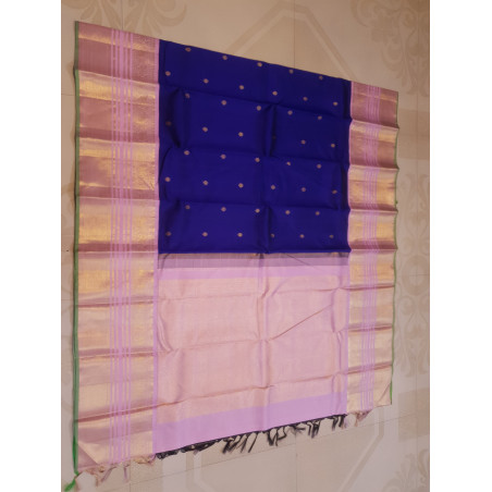 PK0260 - Pure Korvai Kanjivaram Silk Saree