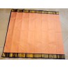 2G Pure Kanjivaram Silk Saree Peach with Navy Blue Border | Bridal Silk Saree | Prahla Silks