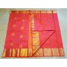 2G Pure Kanjivaram Silk Saree in Hot Pink with Gold Zari | Prahla SilksV