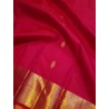 2G Pure Kanjivaram Silk Saree – Red & Gold Zari | Traditional Wedding & Festival Saree