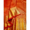 4Gram Chilli Red Pure Zari Kanjivaram Silk Sarees authentic Wedding Silk Saree by Prahla Silks
