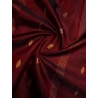 2G Pure Kanjivaram Silk Saree – Deep Maroon with Gold Zari | Bridal