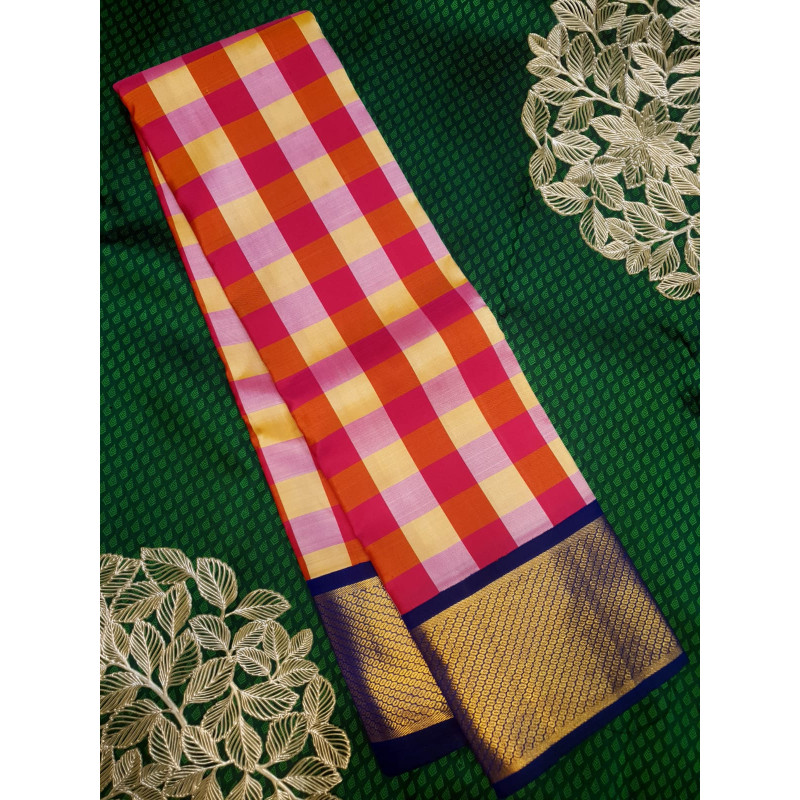 PS305 - PURE KANJIVARAM SILKS SAREE PALUM PAZHAMUM