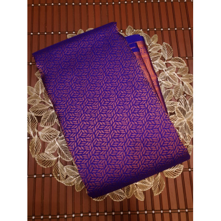 PS311 - PURE KANJIVARAM SILK SAREE ROYAL BLUE