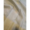 2G Pure Kanjivaram Silk Saree – Ivory Cream with Rich Gold Zari Border